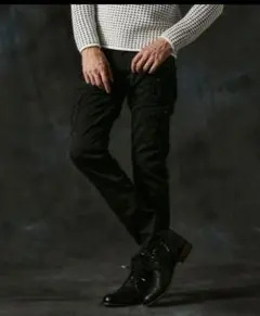 ハイダウェイニコル カーゴパンツ サイズS 新品未使用タグ付き ブラック