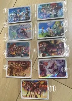 原神ウエハースシール まとめ売り バラも可