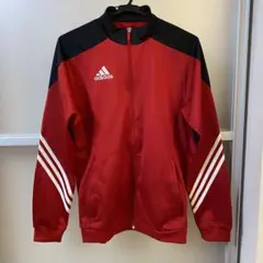 adidas レッド ブラック ジャージ　アディダスのサムネイル