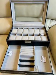 ジュエリーボックス ブラック 鍵付き