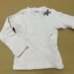 any FAM 長袖ケーブル編みトップス