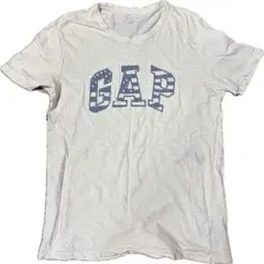 GAP Tシャツ 星条旗ロゴ ホワイト　archive 平成のサムネイル