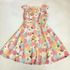 【TOCCA】トッカ 花柄ワンピース リバーシブル 0