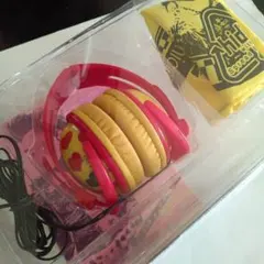 hideオンライン一番くじA賞イエロ―ハ―トのヘッドホン＆ポ―チX JAPAN