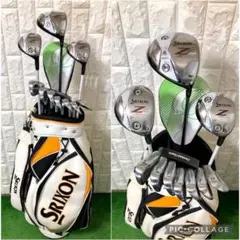 初心者おすすめ☆メンズ ゴルフクラブセット☆スリクソン☆キャディバッグ付