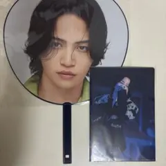 菊池風磨　うちわ　クリアファイル　timelesz FAM