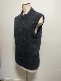 Clothing ダークグレー ニットベスト