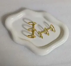 A6サイズ バインダー用リング2個セット ✨️ゴールド✨️