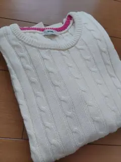 RODEO CROWNS WIDE BOWL　ケーブルニット　美品