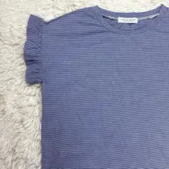 A DAY IN THE LIFEボーダー フリル Tシャツのサムネイル