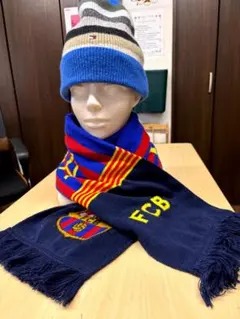 FCバルセロナ FC Barcelona ストライプマフラー