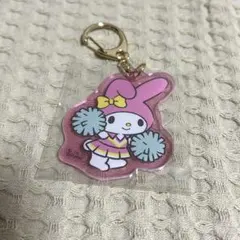 マイメロディ　チアガール　キーホルダー