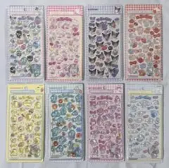 8点セットサンリオキャラクター シール ボンボンドロップシール シナモロール