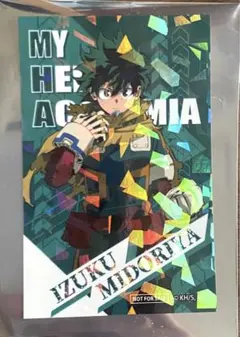 緑谷出久　ヒロアカ ホログラムステッカー ジャンプフェスタ タカラトミー特典