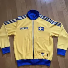 adidas スウェーデンジャージ イエロー/ブルー
