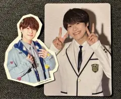 【大橋和也】なにわ男子 HARD WORK 特典 トレカ　ステッカー