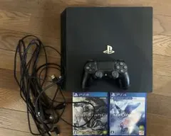 PlayStation 4 本体 コントローラー ゲーム2本セット