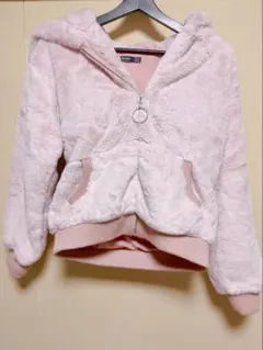Bershka フリースジャケット ボアブルゾン ピンク 美品 ファー