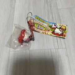 新品未使用　茨城限定　梅バージョン　ご当地キティ　根付け　A A