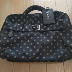 agnès b. VOYAGE ドット柄ショルダーバッグ
