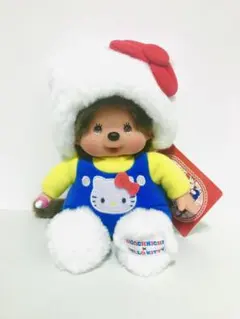 ハローキティ×モンチッチ ギンガムチェック S ぬいぐるみ 新品未開封