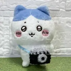 ちいかわ おすわりぬいぐるみ① カメラ ポシェット ハチワレ