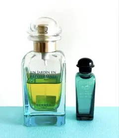 【HERMES】地中海の庭 EDT 50ml＆オーデコロン ミニボトル2点セット