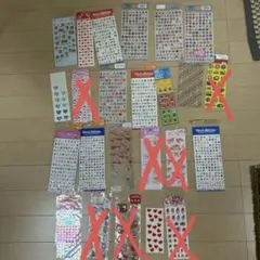 シール　セット　大量　年代物　まとめ売り　レトロ　平成