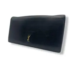 イブサンローラン カサンドラロゴ レザー長財布 ロングウォレット YSL