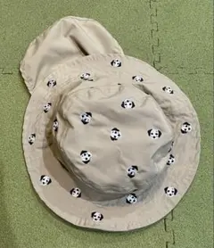 petit main 犬刺繍 ベージュ ハット52のサムネイル