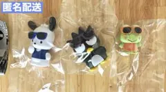 はぴだんぶい グラサンばちばちフィギュア【ポチャッコ・ばつ丸・けろっぴ】