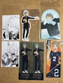 ハイキュー‼︎ 思い出スナップ＆ステッカー＆特典 菅原孝支セット