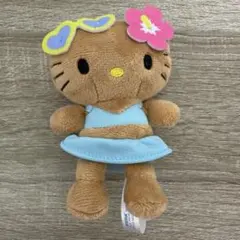 サンリオ　日焼けキティ　マスコットキーホルダー