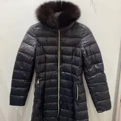 sh2784 HERNO ヘルノ　ファー付き黒ダウンジャケットのサムネイル