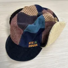 Miki House パッチワーク帽子 サイズ50 ミキハウス