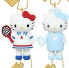 ハローキティ展　50周年　シークレットマスコット　チャーム　テニス　ナース