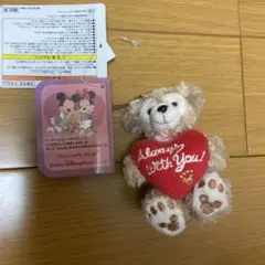 ディズニー・シー ダッフィー 2017 バレンタイン ストラップ ぬいぐるみ