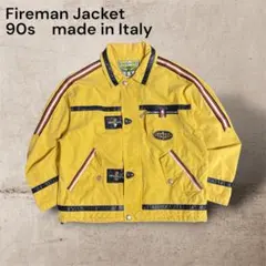 90s Ralph Lauren ファイヤーマンジャケット リネン イタリア製 - メルカリ