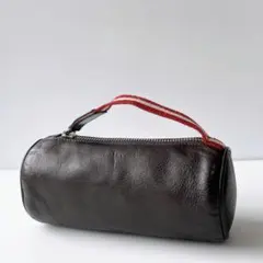 美品 BALLY バリー ストライプ ドラム型 ハンドポーチ m823のサムネイル