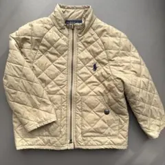 POLO RALPH LAUREN キルティングジャケット ベージュ　90cm