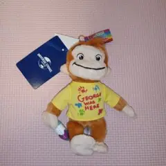 ユニバおさるのジョージぬいぐるみキーホルダー