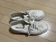 2／14までSUPERGA ホワイト スニーカー 38