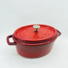 早い者勝ち‼️ STAUB ストウブ 24cm 煮込み鍋 ホーロー鍋 鉄鍋 鋳鉄