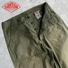 DANTON ベイカーパンツ ミリタリー シンチバック ペイント ペンキ 一点物 DANTON ベイカーパンツ ミリタリー シンチバック ペイント ペンキ 一点