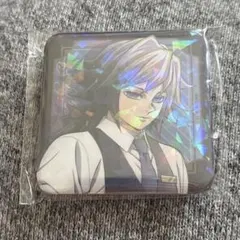 【未使用】鬼滅の刃　冨岡義勇　モクテルバー　ロト　グリッター缶バッジ