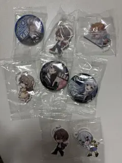 にじさんじ くら寿司 コラボ 缶バッジ めじるしアクセサリー セット