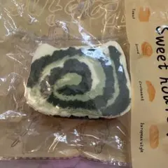 猫　渦巻き　トースト　抹茶　チョコ　スクイーズ