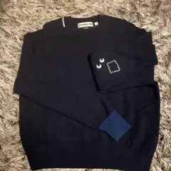 UNIQLO ANYAコラボネイビー クルーネックニットセーター美品