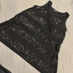 Jenni スパンコール ノースリーブ 130cmのサムネイル