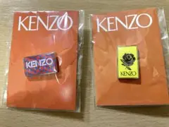 ケンゾー KENZO ピンバッジ ピンズ 2個セット